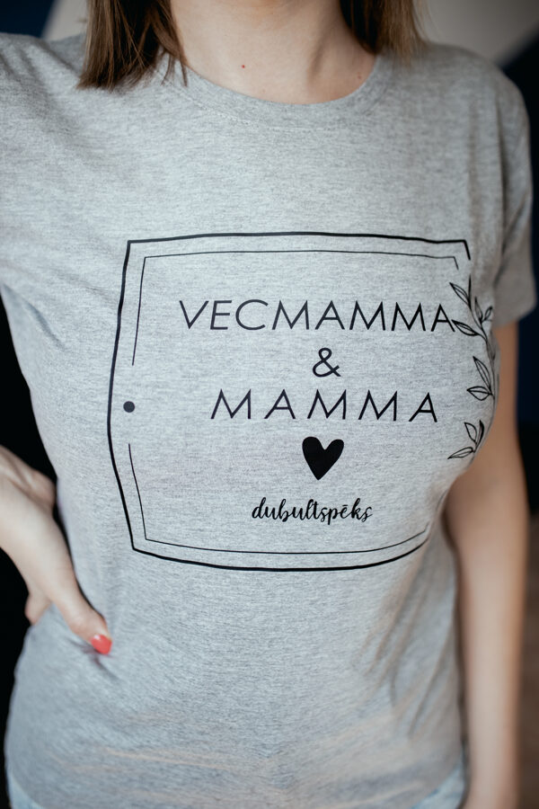 T-krekls VECMAMMA UN MAMMA sieviešu dažādu krāsu