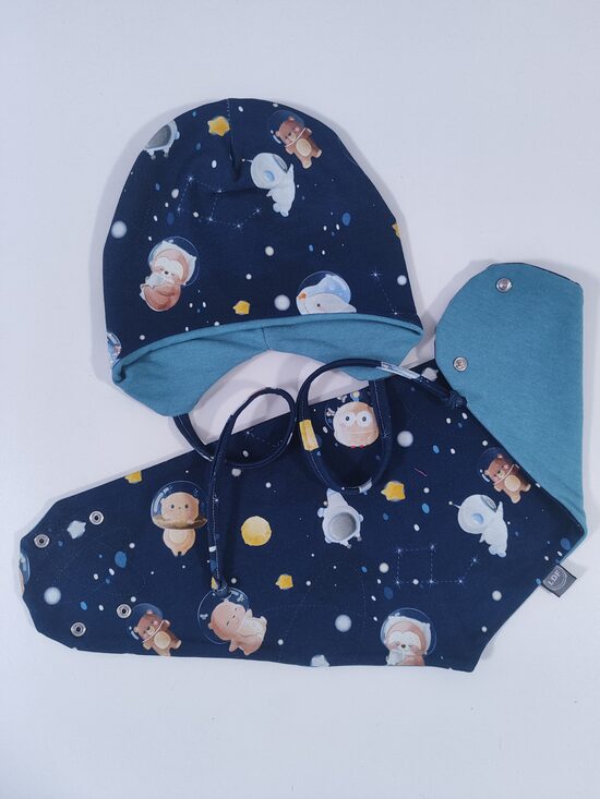 Cepure un šalle KOMPLEKTS KOSMOSS 44-46cm