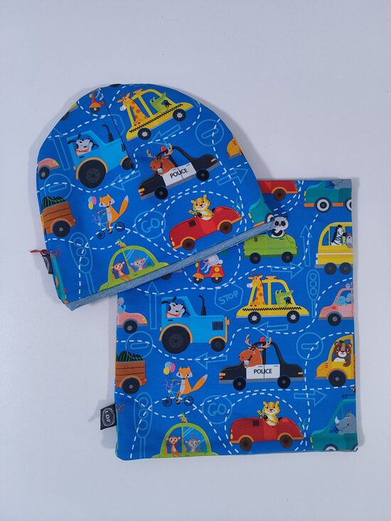 Cepure un šalle KOMPLEKTS AUTO 44-46cm