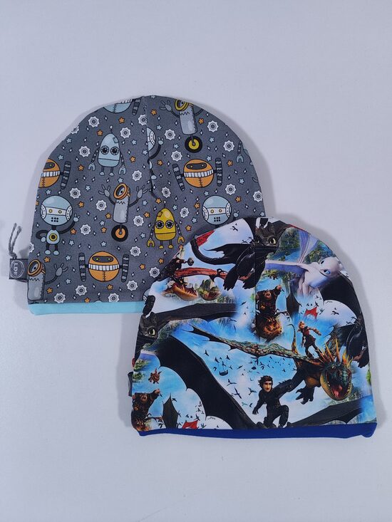 2gab cepures ROBOTI/PŪĶI 44-46cm