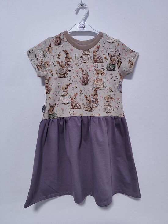 Kleita ZAĶI AR TUMŠI VIOLETU 104.izm