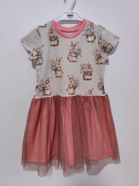 Kleita ar tillu ZAĶENE AR ZIEDIEM 110.izm