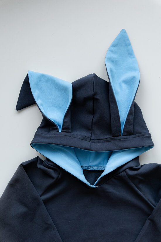 ZAĶIS tumši pelēks ar gaiši zilu