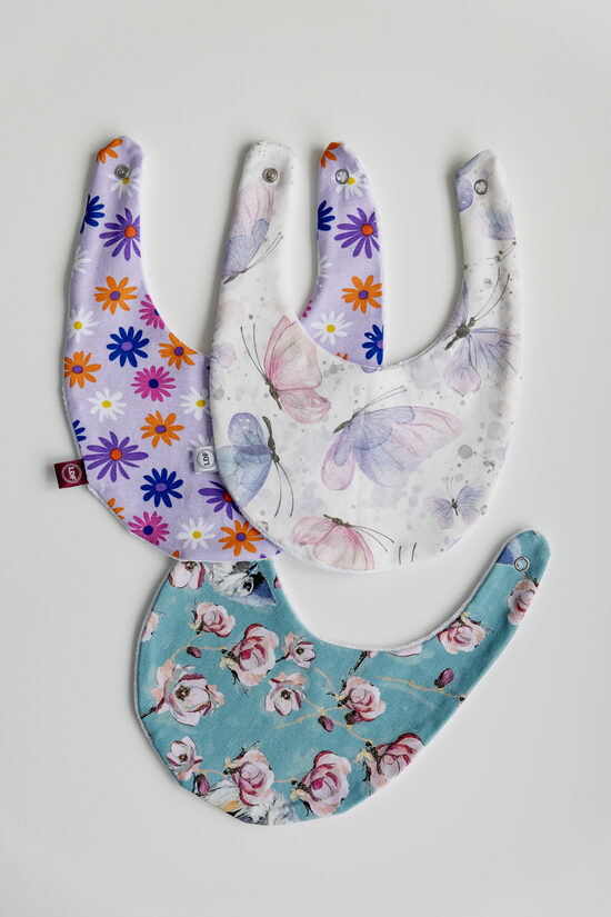 Lacītes 3gab komplekts ZIEDI/TAUREŅI