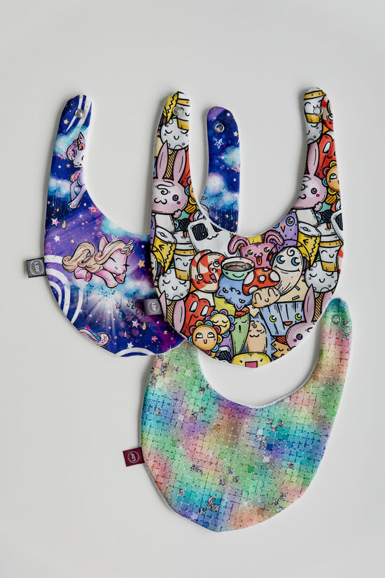 Lacītes 3gab komplekts KRĀSAINI ZVĒRI