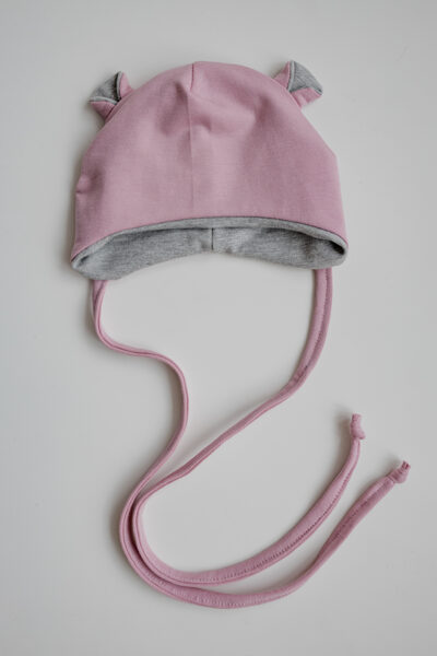 Sienama cepure ar ausīm VECROZĀ/GAIŠI PELĒKA