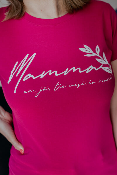 T-krekls MAMMA (un, jā, tie visi ir mani) sieviešu dažādu krāsu